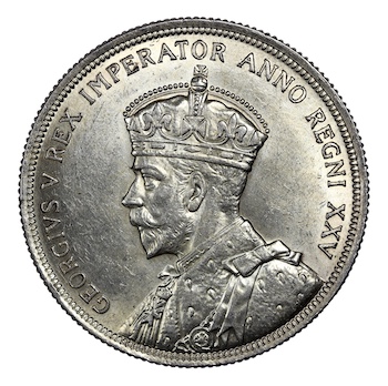 King george v bust designed by Percy Metcalfe