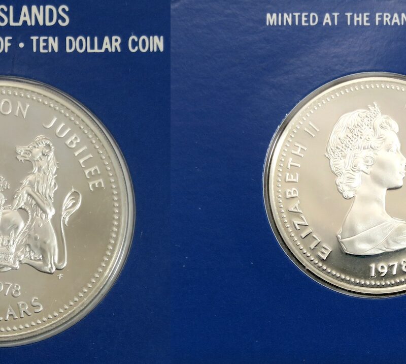 Cook Islands silver proof ten dollars 1978