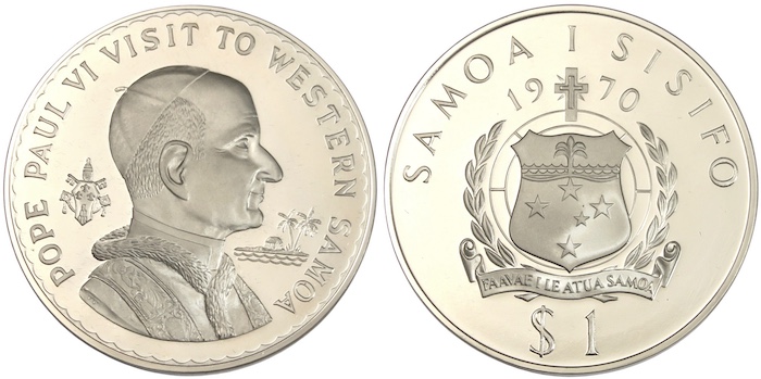 Samoa proof tala 1970