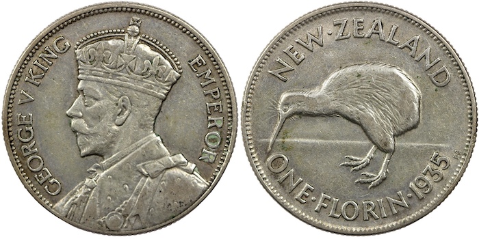 Kiwi florin 1935