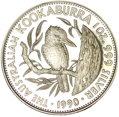 Australian siver kookaburra Proof 1990