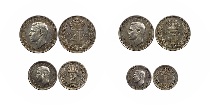 British maundy coinage 1948
