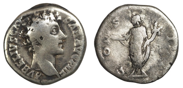 Marcus aurelius denarius rome